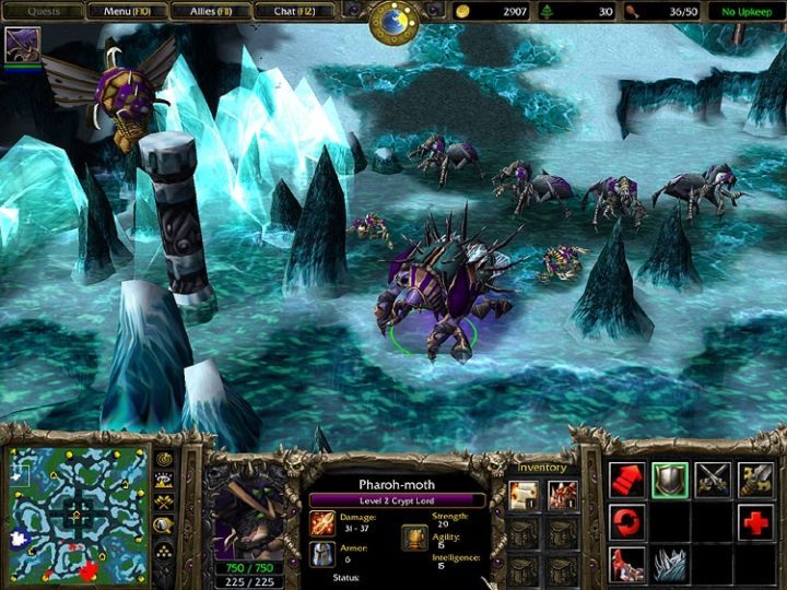 warcraft 3 frozen throne, игровая механика и магический манускрипт