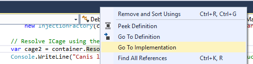 Go to implementation